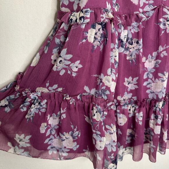 Abercrombie & Fitch Large Floral Ruffle Tank Top - Picture 4 of 9